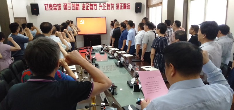 集團(tuán)黨委召開紀(jì)念建黨 99 周年主題黨日暨“學(xué)習(xí)強國”在線學(xué)習(xí)表彰會議
